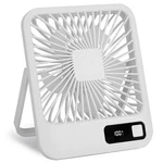 Imountek Usb Rechargeable Mini Cooling Fan Desktop/wall With Lcd Display. Fixed Price $13.55.