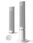 Tower Fan 40 Inch Oscillating 2000 Cfm 28FT Speeds White Pelonis. Fixed Price $154.99.