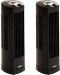 Seville Classics Ultraslimline 17 Oscillating Personal Tower Fan 2-PACK Black. Fixed Price $49.95.