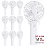Glooglitter Battery Portable Handheld Fan Bulk Small Personal Wedding 10. Fixed Price $39.97.