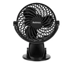 Holmes 4" On-the-go Portable Clip Rechargeable Battery 360 Rotation Fan Black. Fixed Price $12.00.