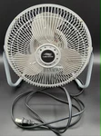Vintage Lakewood Electric 3-SPEED 10 1/2" Tilting High-velocity Metal Fan HV-9G. Fixed Price $75.00.