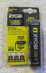 Ryobi Usb Lithium Ah Rechargeable Battery Model FVB03 New In Box. Fixed Price $35.99.
