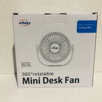 Usb Powered 360 Rotatable 3-SPEED Mini Desk Fan Easy Clean Black New Condition. Fixed Price $11.32.