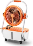 Cordless Misting Fan With 2.9 Gal Tank, 15FT Range, 120 Oscillation. Fixed Price $284.99.