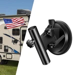 Hifor Suction Cup Flag Holder Rv, Camper, Car, Truck, 1 Pack, Black. Fixed Price $35.35.