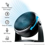 Honeywell 10 Black Turbo Force Power Table Fan, 30FT.3 SPEED,90 PIVOT,HPF820BWM. Fixed Price $28.41.
