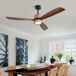 60 Inch Boho Ceiling Fan With Light And Remote, Farmhouse Wood Blades Dc Moto.... Fixed Price $343.95.