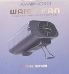 Awonoso WF025 Waist Fan 10000MAH Rechargeable Outdoor Clip Usb-c New. Fixed Price $12.99.