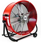 Maxx Air 24"INDUSTRIAL Fan Heavy Duty-rugged Drum For Workshop-red,wide Body. Fixed Price $130.00.