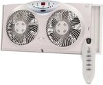Bionaire Window Fan With Reversible Airflow Blades 3-SPEED Settings, Programma. Fixed Price $77.39.