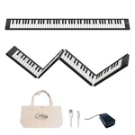 88 Folding Piano Portable, Full-size, 128 Voices, Usb Midi, Travel Keyb.... Fixed Price $123.09.