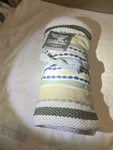 Better Homes And Garden Table Runner 14"X90" Blue Green Yellow Cr. Fixed Price $19.99.