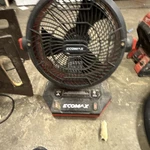 Ecomax EMF501214M Portable Misting Fan Battery Red Black Carry Handle. Fixed Price $75.00.