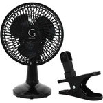Genesis 6-INCH Clip Convertible Table-top Fan Two Quiet Speeds Ideal Black. Fixed Price $16.54.