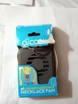 Lot Of 2: Grey And Blue - O2COOL Usb Rechargeable Necklace Fan. Fixed Price $14.99.