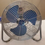 Vintage Patton High Velocity Floor Fan Chrome 3 Speed Model U2-1487 14". Fixed Price $159.99.