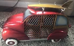 Deco Breeze Figurine Car Fan Woody Station Wagon W/ Surfboard Table Top #DBF0272. Fixed Price $33.95.