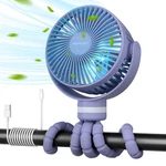 Portable Stroller Fan 8000MAH 27H Battery Life 360 Rotate Led Night Light Speed. Fixed Price $51.99.