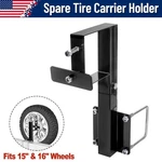 Heavy-duty Steel Spare Carrier Fits 15" & 16" Tires For 4" Square Bumpers. Fixed Price $53.99.