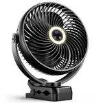 Xasla 10000MAH Portable Clip On Fan With Light, 8 Inch Rechargeable Battery O.... Fixed Price $56.81.