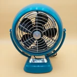 Vornado VINTAGE6 2-SPEED Teal 6" Desk Fan Metal Tilting Retro Air Circulator. Fixed Price $49.49.