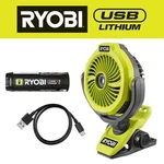 Usb Lithium Cordless Misting Clamp Fan Kit With 2AH Battery And Char. Fixed Price $59.90.
