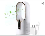 Konsiden Desk Fan Bladeless, 11.8 Inch Office Small, Quiet, 3 Speed. Fixed Price $39.99.