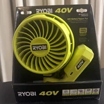 Ryobi 40V Battery Topper Fan Cordless 3-SPEED RY40CF01B Tool Only New In Box. Fixed Price $37.00.