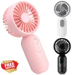 Rossesay Mini Portable Fan 3PK, Usb Rechargeable, 3-SPEED Handheld Eyelash. Fixed Price $27.99.