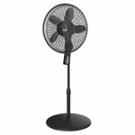 Lasko, Black, Elite Collection Quiet Blade Pedestal Fan With Rc + Thermostat. Fixed Price $88.00.