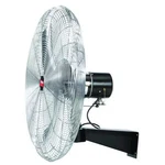 Standard Duty Quiet Design Industrial Fan, Wall Mount, 24 Blade Dia, 115V,. Fixed Price $1467.15.