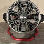 Vintage Patton PX306TG2 14'' Cvt High Velocity Floor Fan 3-SPEED Air Circulator. Fixed Price $65.00.