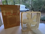 Vintage Lakewood Beige Model P223 Three Speed Box Fan 20 -tested & Works. Fixed Price $131.99.
