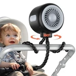 Koonie Oscillating Stroller Fan Flexible Tripod Usb Battery Operated - Black. Fixed Price $21.41.