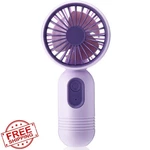 Rossesay Mini Portable Fan Purple Usb Rechargeable Handheld. Fixed Price $20.00.