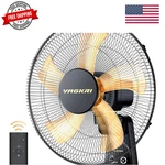 Wall Mount Fan, 16 Inch Fans With 5 Blades, Speeds, 8 Hour Timer, 90 .... Fixed Price $150.29.
