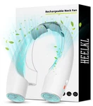 Heelkl Ai Neck Fan, Speeds Adjustable Portable Personal Rechargeable, 4.... Fixed Price $29.09.