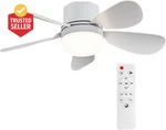 Socket Breeze Light With Remote Control, Portable Small Ceiling Fans. Fixed Price $22.90.