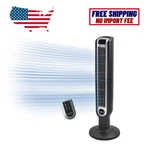 Lasko 36" 3-SPEED Remote Controlled Oscillating Tower Fan 2511 No Import Fee. Fixed Price $47.90.