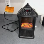 Konwin Compact Electric Decorative Heater 900 120V Fan Adjustable Thermostat. Fixed Price $79.95.