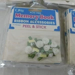 Lot 5 Memory Book Ribbon Accessories Offray Peel Stick Acid-free Small Rose. Fixed Price $10.00.