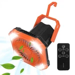 Portable Camping Lantern Fan 10000MAH Battery Powered Hanging Usb Tent. Fixed Price $34.09.