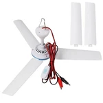 Dc 12V Portable Ceiling Fan 19.7 Mini Hanging Camping Tent. Fixed Price $26.33.