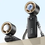 Handheld Portable Turbo Fan With Ice Cooler,speed (1-199) Pack, Gold Black. Fixed Price $57.11.