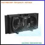 Comfort Zone 9" Twin Window Fan Quiet Setting 3 Speeds Auto-locking Expanders. Fixed Price $40.37.