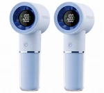 2 Handheld Portable 6-SPEED Powerful Mini Personal Fan, Rechargeable 5000MAH. Fixed Price $43.99.