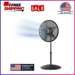 Lasko Cyclone 18" 3-SPEED Oscillating Pedestal Fan Black, S18910. Fixed Price $40.15.