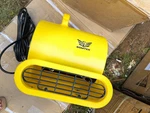 Bsmtek Yellow Floor Air Mover Blower Dryer Fan W/ Power Cord. Fixed Price $126.99.