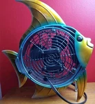 Deco Breeze Tropical Fish Desk Table 2 Speed Electric Fan Ocean Beach Rare New. Fixed Price $49.98.